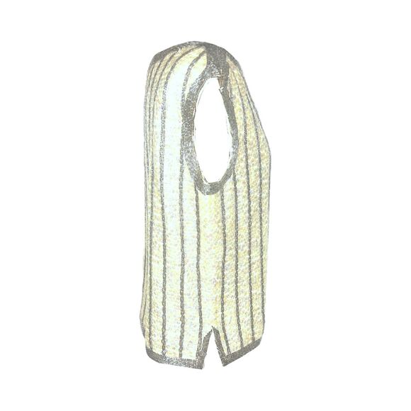 1960's Beaded & Sequined Wool Shell Top - Picture 3 of 6